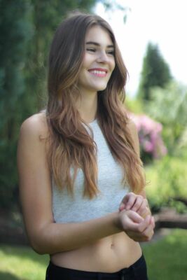 FOTO NR. 23 + TOPMODEL STEFANIE GIESINGER + HOCHGLANZ + 15 x 10 CM + NEU