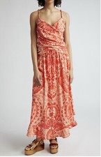FARM Rio Jaipur Crossover Linen Blend Maxi Sundress Sz Small NWT Retail: $270