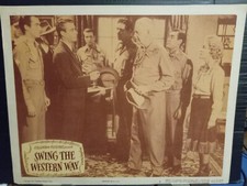 Lobby Card 1947 SWING THE WESTERN WAY Mary Dugan Thurston Hall Jack Leonard