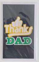 Thanks Dad! Happy Father's Day Greetings Card, Dad's Stepdad's, New & Envelope