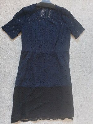 Whistles black/Navy Blue Dress Lace 14 - Main Image