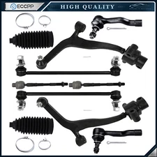 Front Control Arm And Ball Joint Sway Bar End Tie Rod For 2003-08 INFINITI FX35