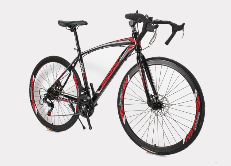 Aluminum 700C Road Bike Frame Racing W/ curved handlebar Derailleurs