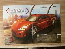 Saleen S7 Red Twin Turbo 2006 2 pg. Photo & Article Set