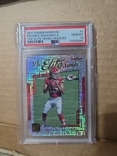 2017 Donruss Patrick Mahomes The Elite Series ROOKIE PSA 10