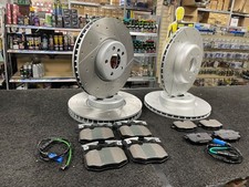 FOR BMW 7 SERIES 740LD XDRIVE EXCLUSIVE (MK6 G12FRONT REAR DISCS PADS DRILLED