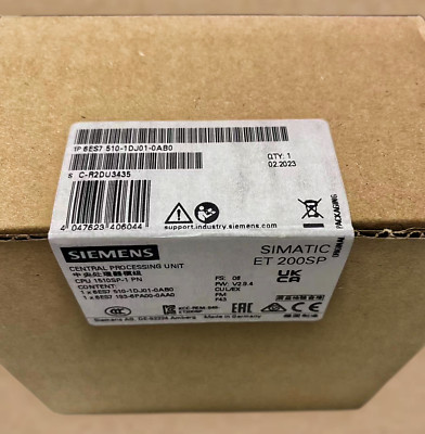 Siemens 6ES7510-1DJ01-0AB0 CPU ET 200SP Central Processing Unit Accept Bargaini