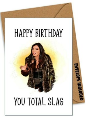 Lustige KAT SLATER GEBURTSTAGSKARTE Eastenders Geplänkel Mutter Nan Schwester Freund YT