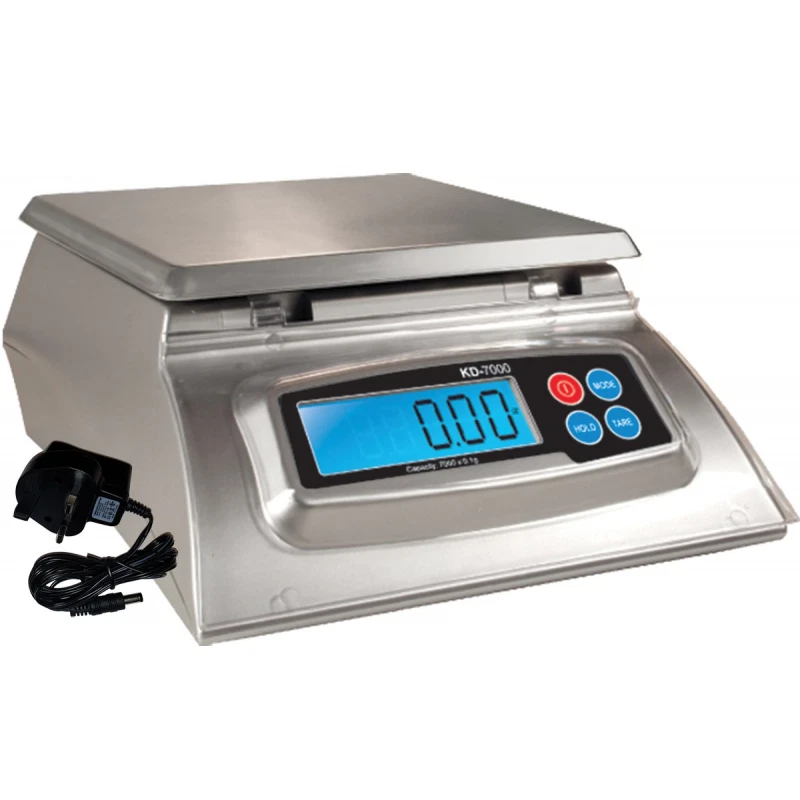 My Weigh KD7000 Digital Professional Kitchen Scale c/w S/Steel Tray 7kg x 1g
Opens in a new window o