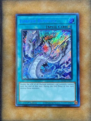 yugioh best removal cards Yugioh Limiter Removal MP24-EN057 Secret Rare 1st Ed FOIL ERROR MISPRINT NM