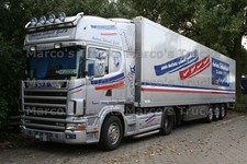 Truck Photo Scania 164L 480 Box Trailer Germany Silver Andreas Schmi #c9ea