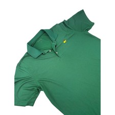 Masters Golf Tournament Green Polo Shirt Men's Large Masters Logo