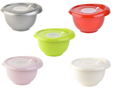 ENGELLAND Teig- Back- Rühr- Schüssel Mit Deckel Rutschfest Ausgießer 3,2 Liter