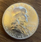 1960-D Franklin Half Dollar – AU – 90% Silver – Denver U.S. Coin