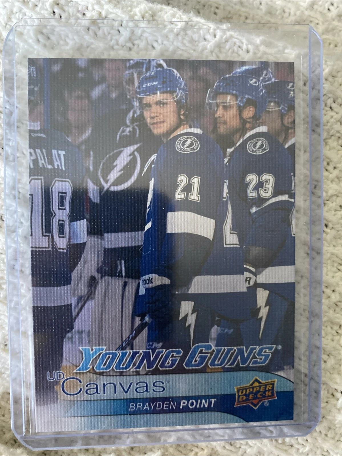2016 UPPER DECK #C233 BRAYDEN POINT YOUNG GUNS CANVAS ROOKIE RC