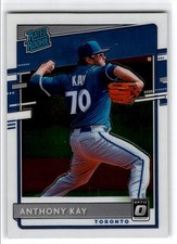 2020 Donruss Optic Rated Rookie Anthony Kay RC Toronto Blue Jays #52