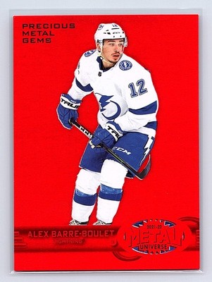 2021-22 SkyBox Metal Universe #R-17 Alex Barre-Boulet Precious Metal Red /100
