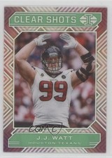 2020 Panini Illusions Clear Shots Emerald JJ Watt #10 0k20