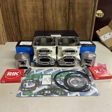 Seadoo 787 800 Carb Bored Cylinders w/Pistons 0.5mm Over Top End Kit 1996 Xp GTX