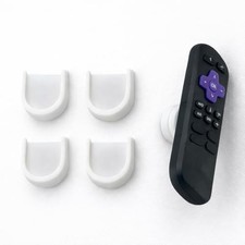 Magnetic Remote Control Holder Wall Mount 4 Pack Key Ring Tool Holder Remote