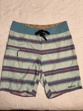 Patagonia Men  s Striped Board Shorts Swim Fishing Outdoors, Size 30