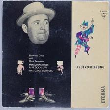 EBERHARD COHRS HORST FEUERSTEIN Menschenskinder ETERNA 5 60 074 VG+ 45 1963 7"