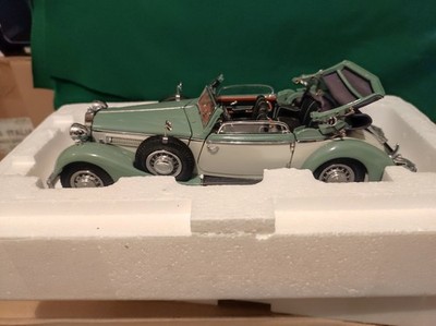Horch Sport Cabriolet M016 1937 TOP DOWN GREEN 1/24 CMC DIE CAST RARE VINTAGE