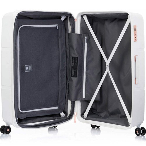 Samsonite Interlace Large 75cm Hardside Suitcase White 45815 - Picture 6 of 9