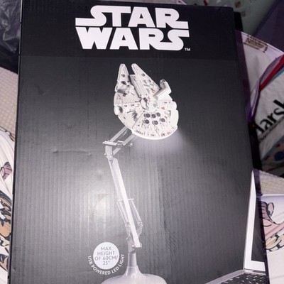 Star Wars Millennium Falcon Poseable Lamp Max Height 23 In USB Powered LED Light
