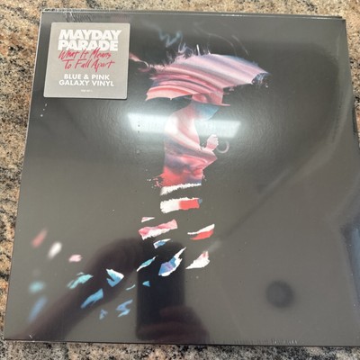 Mayday Parade - What It Means To Fall Apart NEW Sealed Vinyl Galaxy Blue Pink