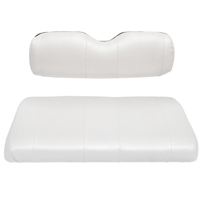 EZ-GO Marathon Golf Seat 5 Panel Stitching - Two-Tone (White) Complete Seat
