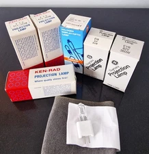 Set of 6 EYB Projection Lamps by Various Manufacturers 82V 360W NOS