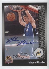 2014 Upper Deck 25th Anniversary Rookie Black /125 Mason Plumlee #130 Auto g5j