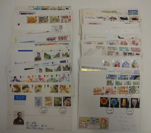 Job Lot of 100 GB Stamp First Day Covers FDC #3 C34