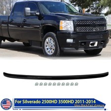 Gloss Black Hood Molding Trim For Chevrolet Silverado 2500hd 3500hd 2011-2014 Gloss Black Hood Molding Trim For Chevrolet Silverado 2500hd 3500hd 2011-2014