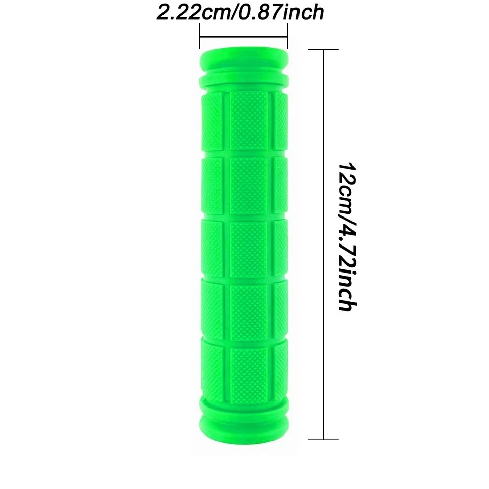 2PCS Bicycle Handle Bar Grips Silicone Soft BMX MTB Cycle Mountain Bike Scooter - image 2 of 4