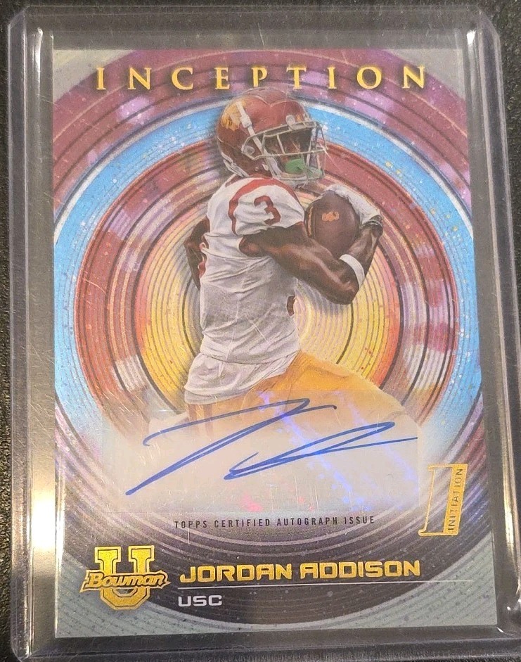 2022-23 Bowman Inception University - Autographs Jordan Addison #BIA-JAN (AU,...