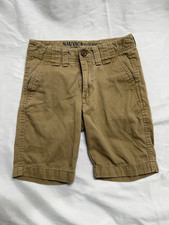 Nautica Boys Khaki Shorts Size 8 Chino Flat Front Casual School Uniform