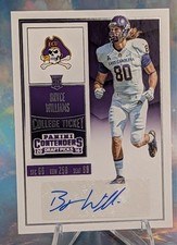 2016 Panini Contenders Draft Picks College Bowl Ticket #84/99 Bryce Williams AU