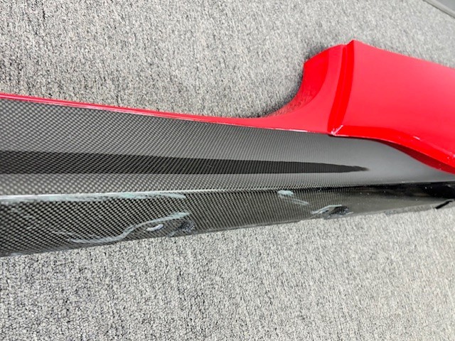 (LOCAL PICKUP)'20-Present Ferrari SF90/Stradale: LH Driver Underdoor Trim/Carbon
