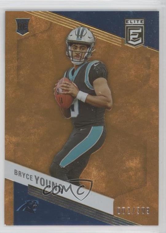 2023 Panini Donruss Elite Rookies Orange 2/399 Bryce Young #110 Rookie RC 9p5