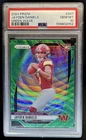 2024 Panini Prizm Jayden Daniels RC Green Wave Rookie #347 Commanders PSA 10