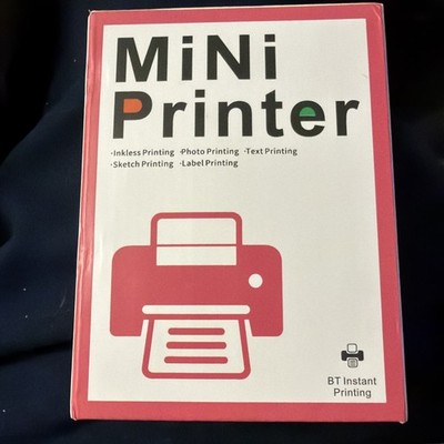Mini Printer Sticker Maker with Bluetooth Connectivity