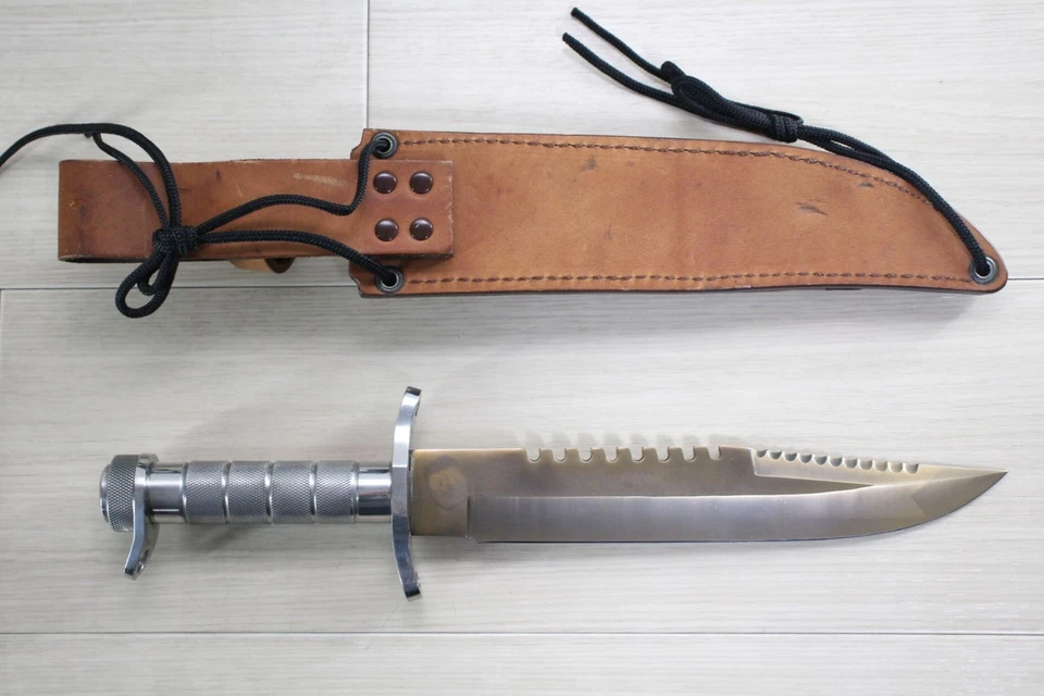 Cuchillo de supervivencia IMAX MASTER 10" dorado mate Seizo Imai Japón sin usar con funda D72 Foto 2 de 4