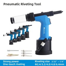 Heavy Duty Pneumatic Blind Rivet Gun 2.4 3.2 4.0 4.8 6.4mm Riveting Tool 