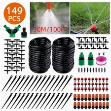 158P Drip Irrigation System Garden Plant Self Watering Micro Hose Sprinkler Kit