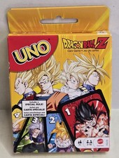 Mattel Uno DBZ Dragon Ball Z Edition Family Card Game Includes a Special Rule