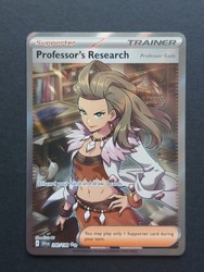 Professor's Research (Professor Sada) 240/198 Scarlet & Violet Base Full Art Trainer