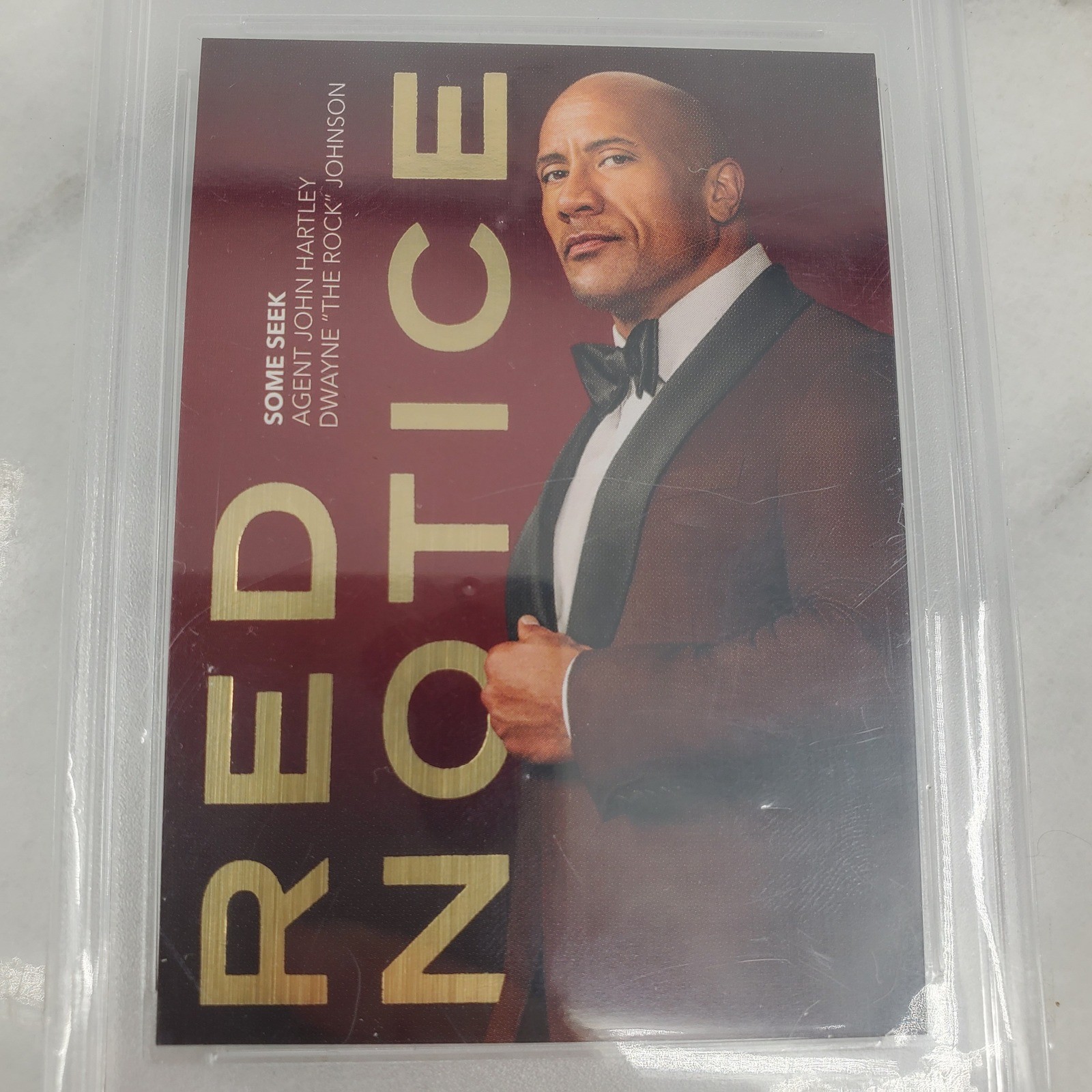 2021 Xbox Game Pass Red Notice Card 193 Dwayne The Rock Johnson John Hartley view 5