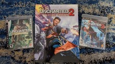 Uncharted 1 & 2 PS3 Signed / Autograph Neil Druckmann + Art Book